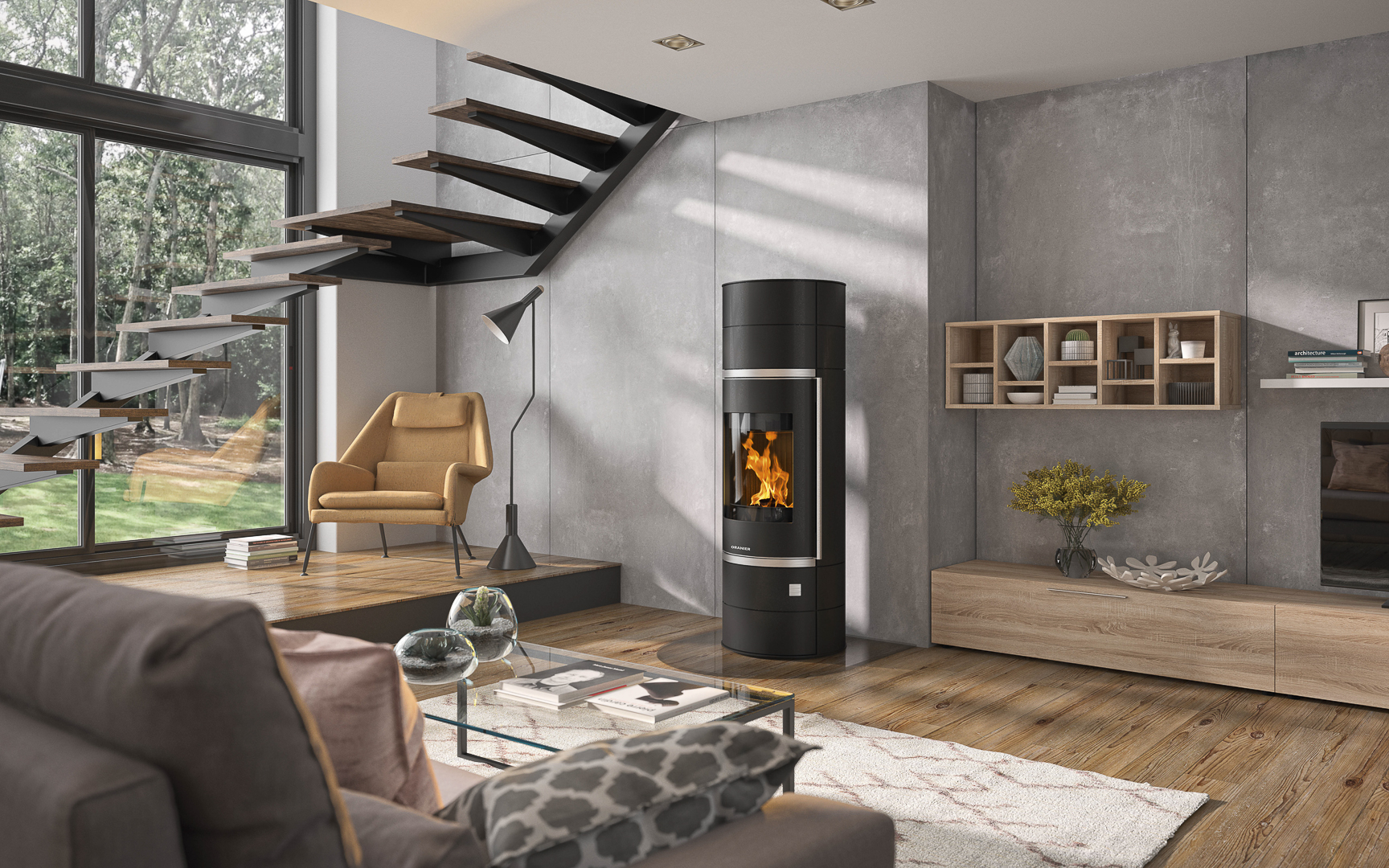 Poêle à bois Oranier OSTRO