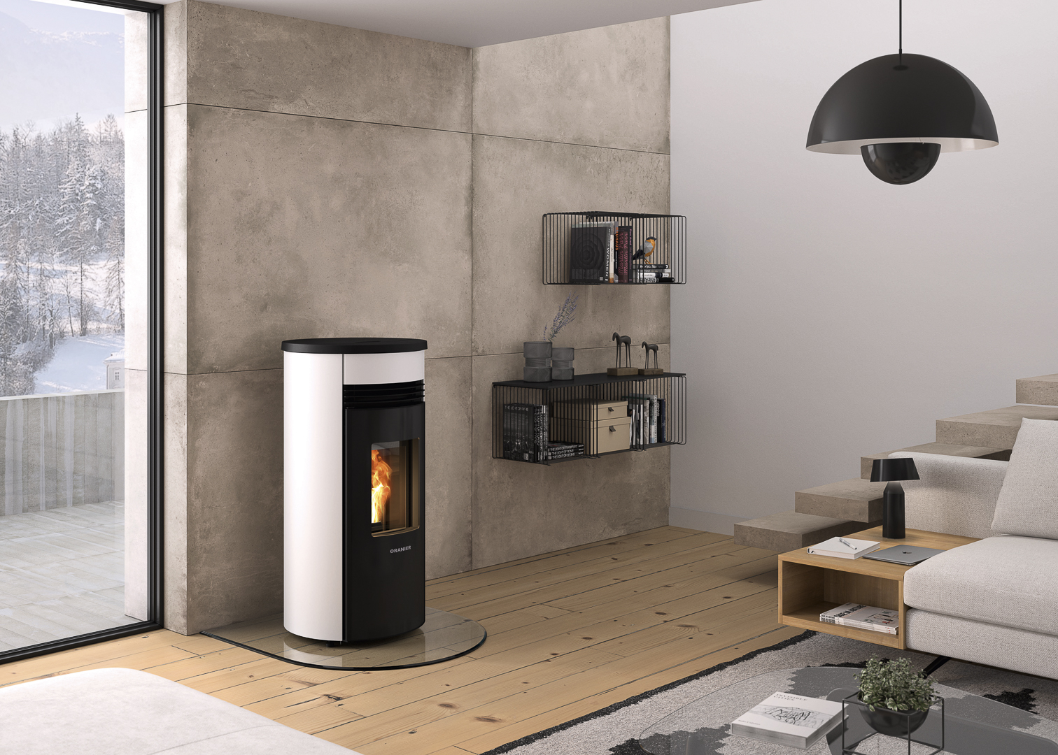 Poêle à granulés Oranier SANDO 50