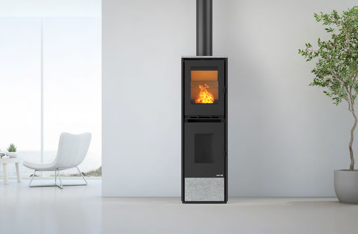 Poêle mixte bois/granulés Paterno INTEGRA